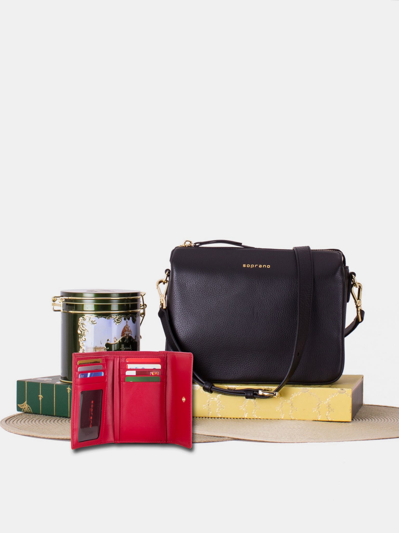 2-PIECE VALUE SET FOR MOM - Gillian 3-Compartment Crossbody & Phoebe Wallet