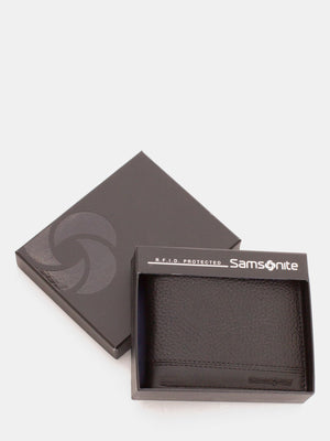 SAMSONITE® Dexter RFID Blocking Leather Billfold (Black)