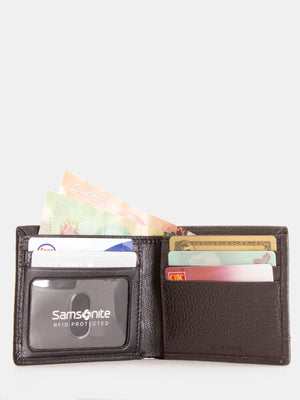 SAMSONITE® Dexter RFID Blocking Leather Billfold (Black)