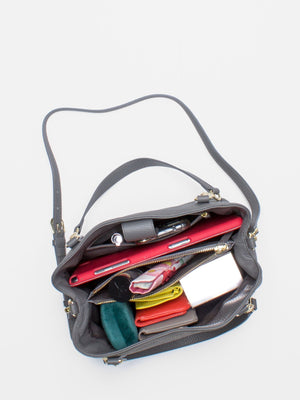 Clara 3-Compartment Shoulder Tote