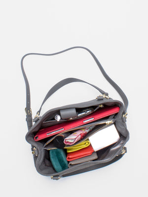 Clara Triple-Compartment Shoulder Bag