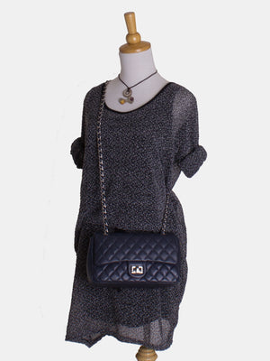 Elise Medium Classic Flap Turnlock Bag