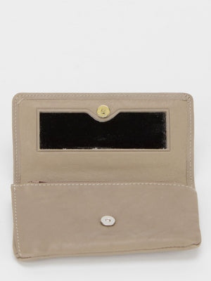 Orchid Leather Mirror Pouch