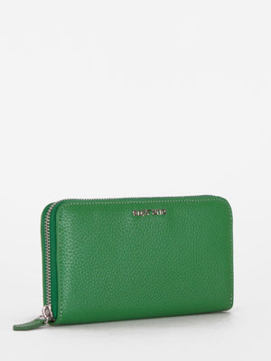 Hazel Zip Around Long Wallet - Kelly Green