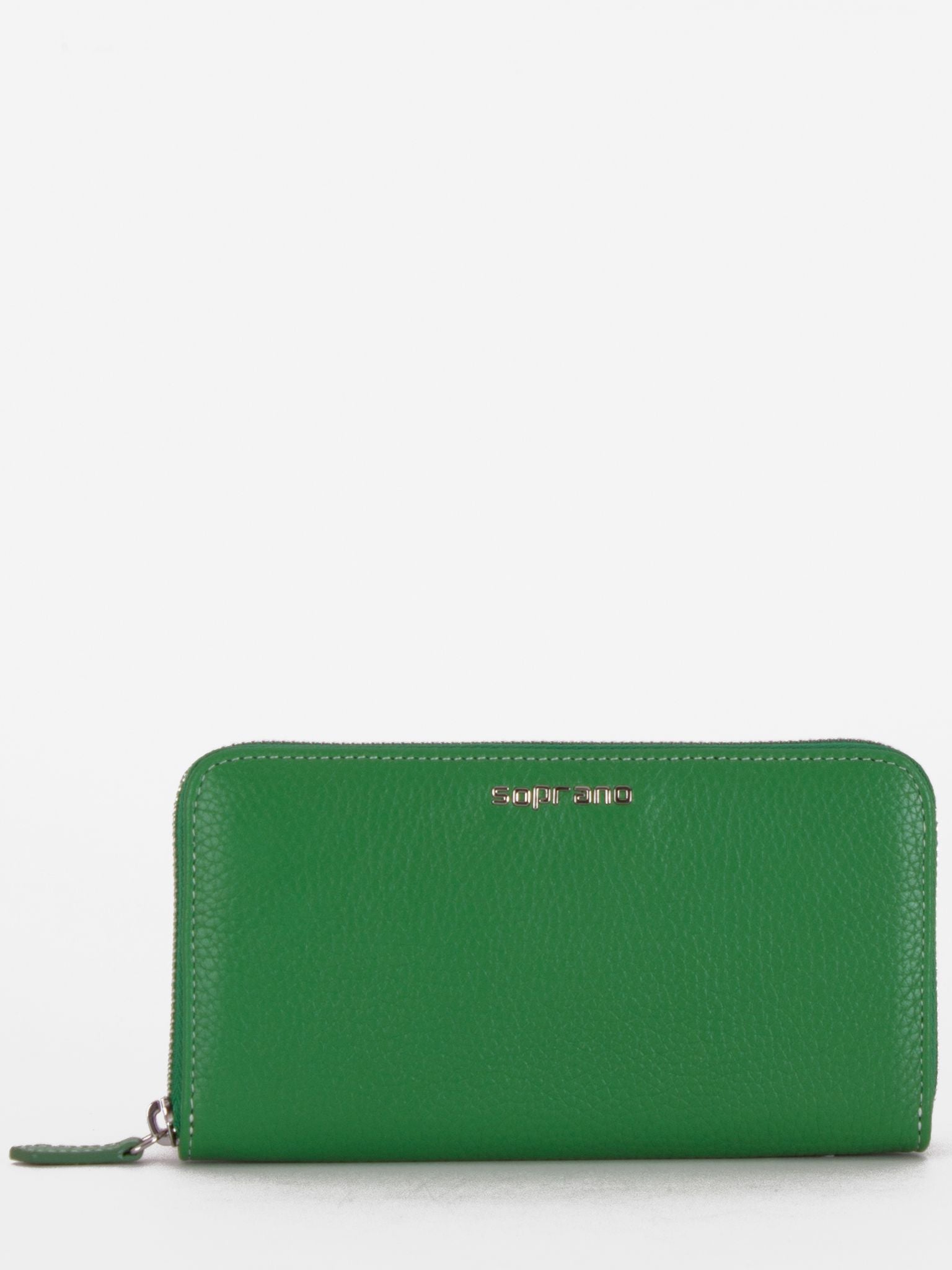 Hazel Zip Around Long Wallet - Kelly Green