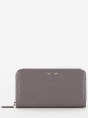 Hazel Zip Around Long Wallet - Grey