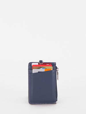 Leslie Leather Card Case & ID Lanyard