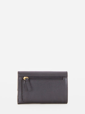 Phoebe Medium Trifold Wallet - Black