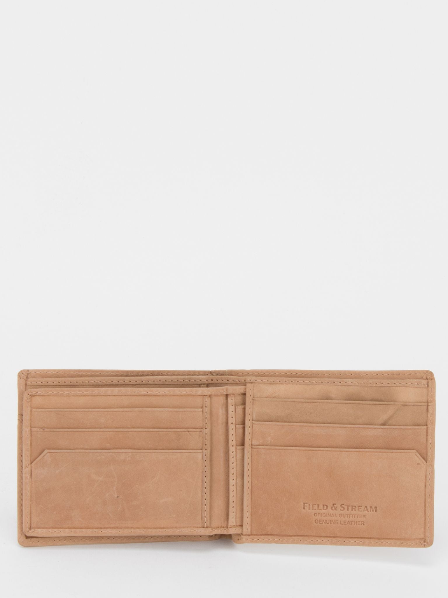 FIELD & STREAM William RFID Blocking Vintage Nubuck Leather Billfold (Camel)