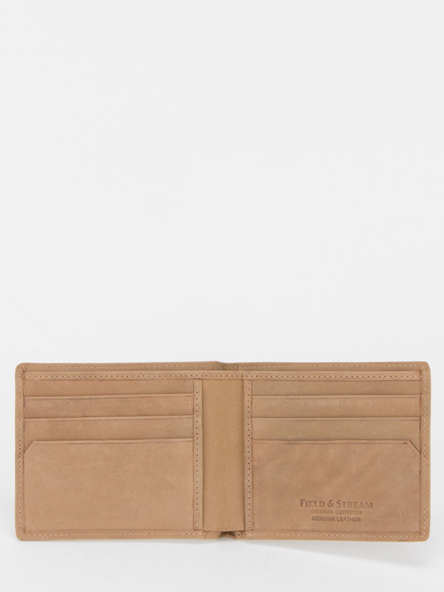 FIELD & STREAM Samuel RFID Blocking Nubuck Leather Billfold (Camel)