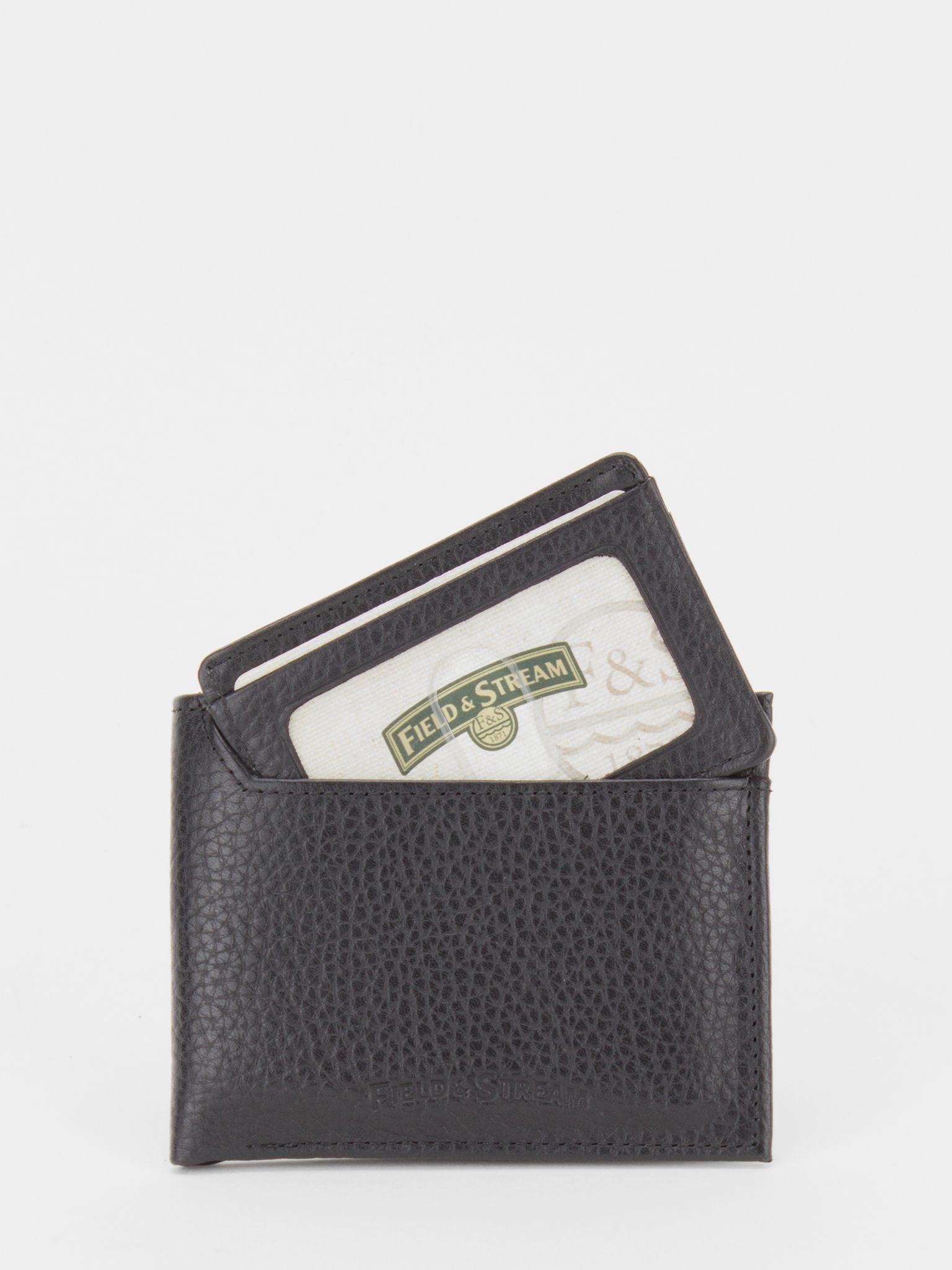 FIELD & STREAM Newcastle RFID Blocking Leather Billfold (Black)