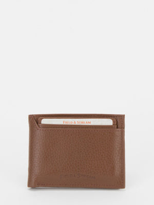 FIELD & STREAM Newcastle RFID Blocking Leather Billfold (Tan)