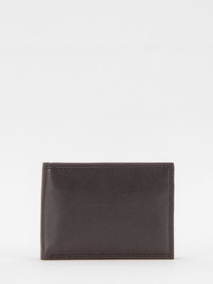 BUXTON Robert RFID Blocking Double Passcase Leather Billfold (Black)