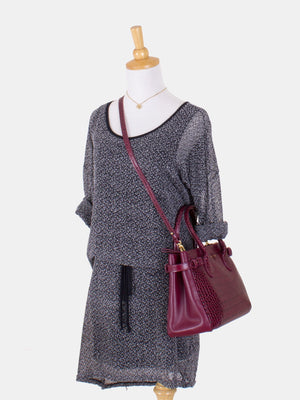 Rebecca Texture Contrast Satchel