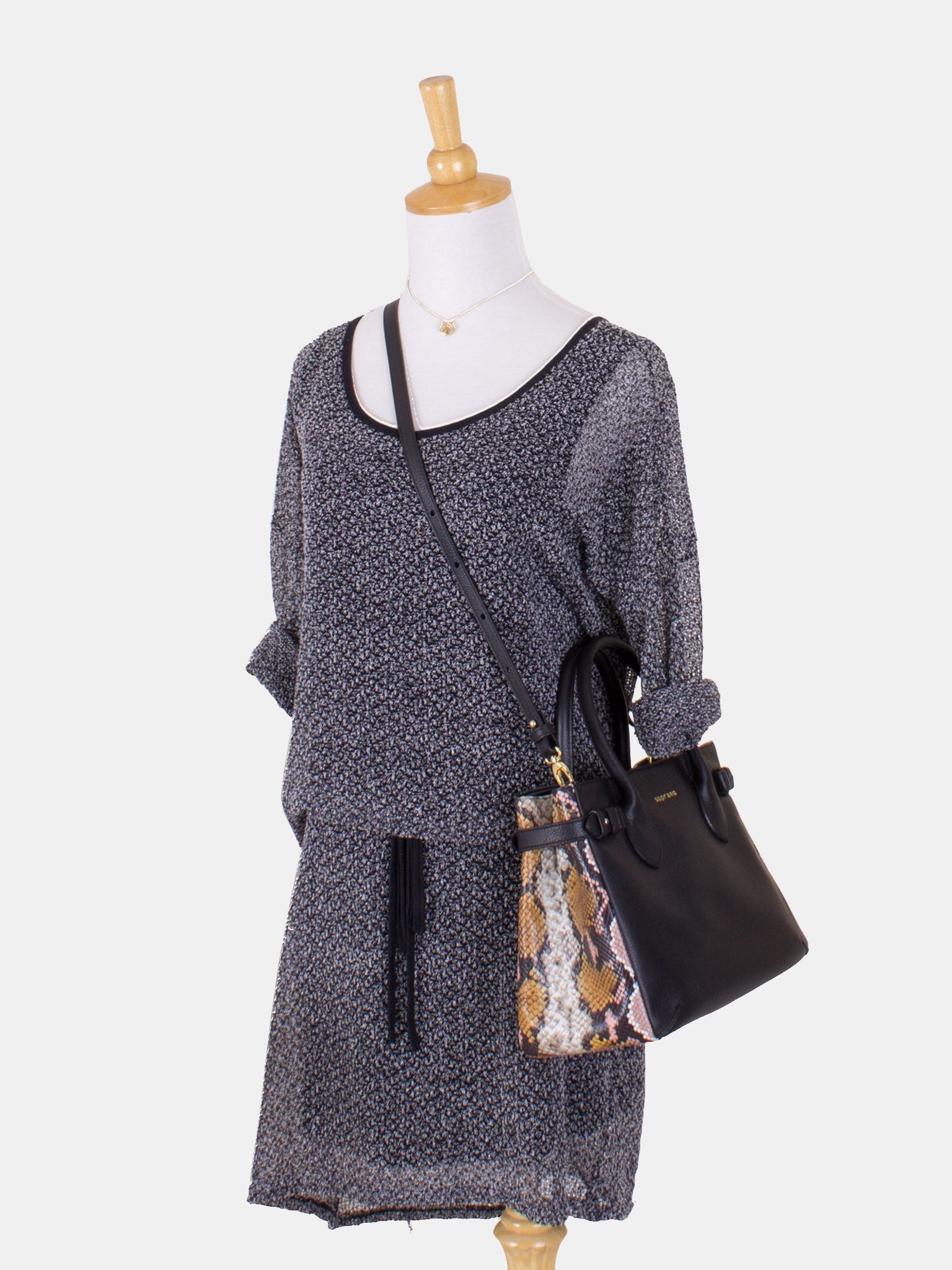 Rebecca Exotic Accent Satchel