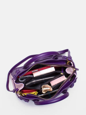 Rebecca Exotic Accent Satchel