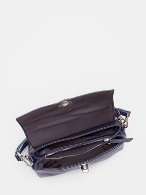 Meredith Exotic Flap Turnlock Bag