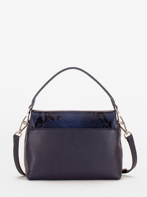 Meredith Exotic Flap Turnlock Bag