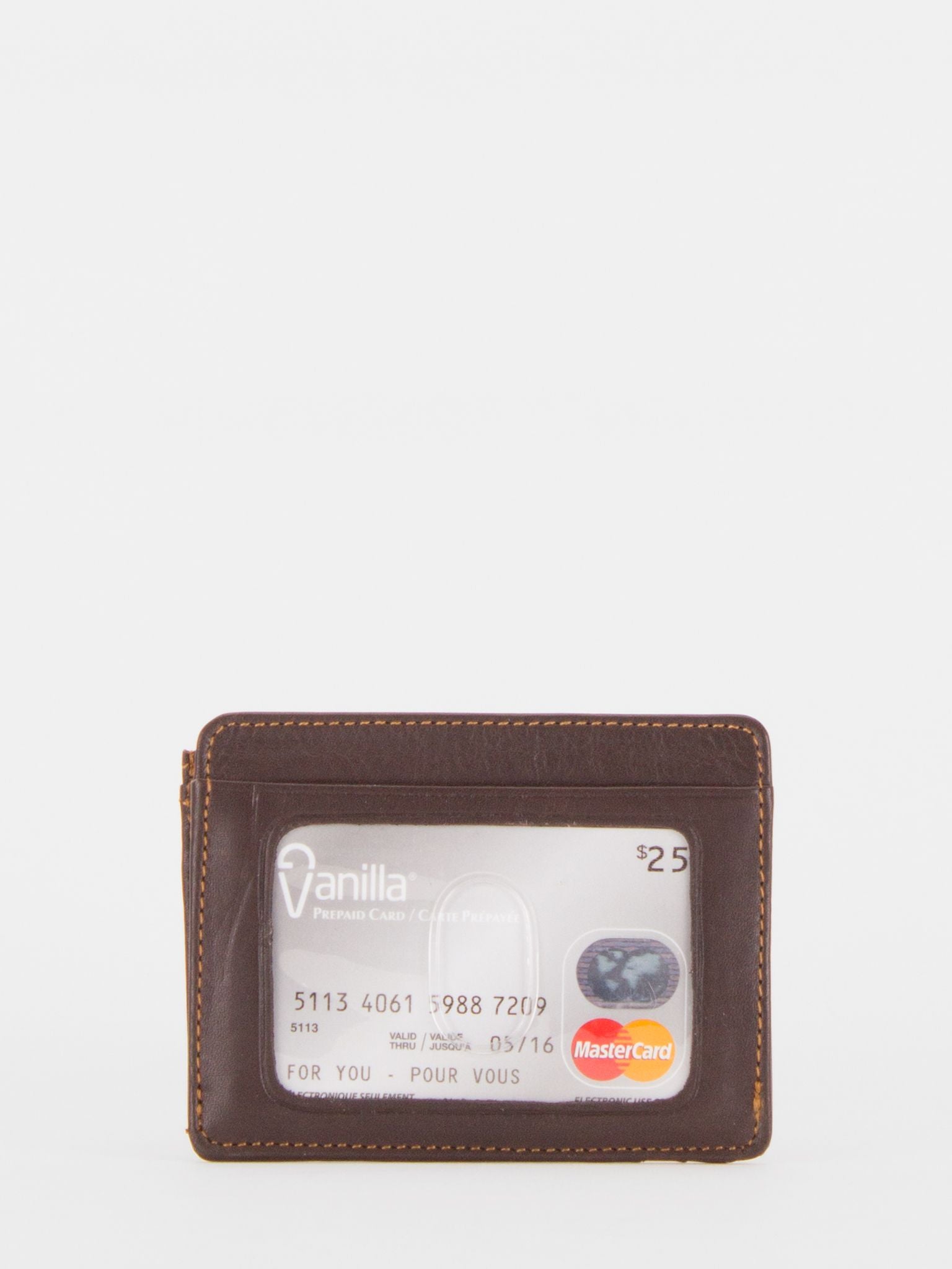 Get-A-Way Leather Cardholder
