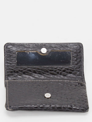 Orchid Leather Mirror Pouch