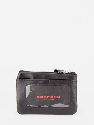 Heather Leather Card/Coin Wallet
