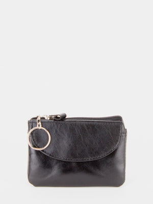 Heather Leather Card/Coin Wallet